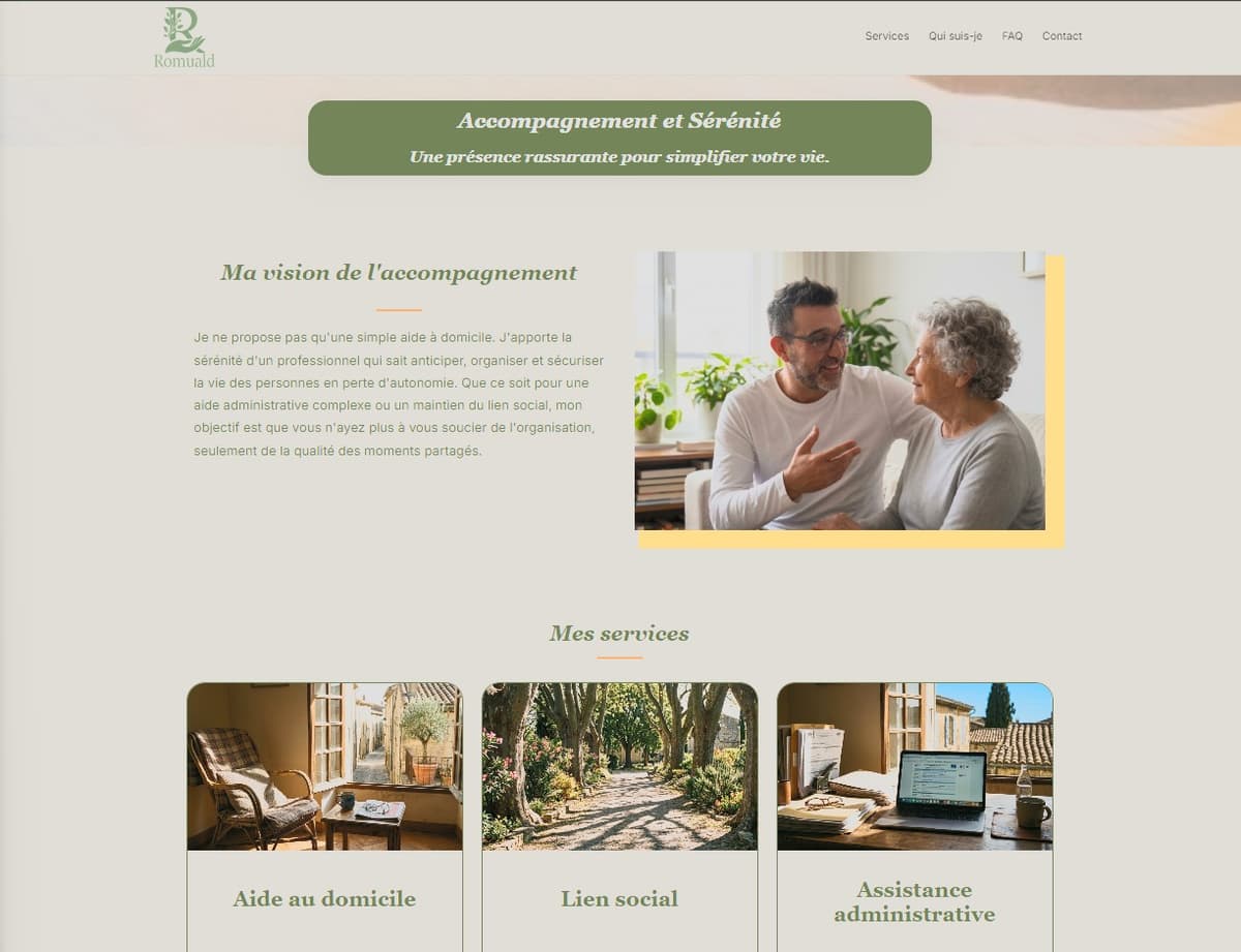 Site Romuald Accompagnement